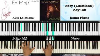 Nofy Lalatiana  Piano Lesson 23  Demo with no Vocal [upl. by Ary704]