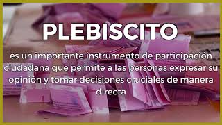 ¿Qué es un Plebiscito [upl. by Don]