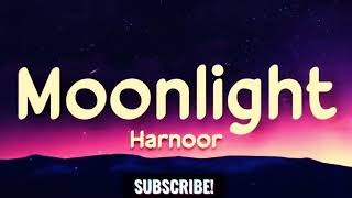 Moonlight  Harnoor  Karaoke Track With Lyrics  Punjabi Song [upl. by Kermie]