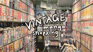 ੈ✩‧₊˚ vintage manga shopping in japan  literally the COOLEST manga store [upl. by Kenimod]