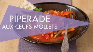 Piperade aux oeufs mollets  Recette au Cook Expert Magimix [upl. by Tinya25]