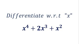 How to Differentiate quoty  𝑥42𝑥3𝑥2quot with Respect to 𝑥  Power Rule Made Easy  by Bilal Arshad [upl. by Franza]