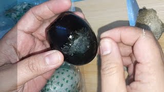 DID YOU TRIED EAT THIS  CENTURY EGG100years eggduckduckeggsatisfyingasmrtrendingblackegg [upl. by Hayne295]