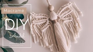 DIY Macramé anděl by MACRAMÉ SVĚT [upl. by Akitahs371]