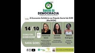 A Economia Solidária na Cúpula Social do G20 Rio2024 [upl. by Burbank43]