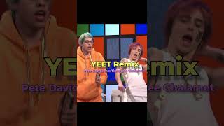 Pete Davidson x Timothee Chalamet  YEET Remix THE REAL HEAT🤣🔥SNL [upl. by Divaj588]