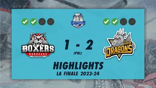 Boxers de Bordeaux 12 prl Dragons de Rouen  Highlights  Synerglace Ligue Magnus 202324 [upl. by Oicnecserc]