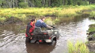 VTT dans la boue  ATV in mud  SaintRaymond de Portneuf Quebec [upl. by Femmine]