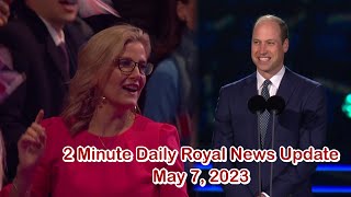 2 Minute Daily Royal News UpdateMay 7 2023princewilliam queencamilla princeharry [upl. by Sesylu489]