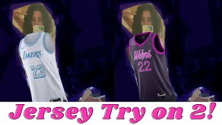 NBA JERSEY TRY ON PART 2 [upl. by Niel]