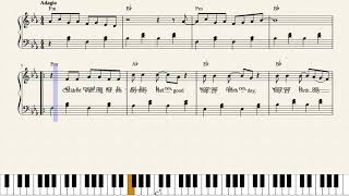 Partitura Mad World  Gary Jules para Piano [upl. by Hawger572]