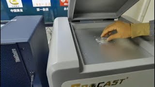 How to test gold for its purityCDOCAST gold testing machine [upl. by Notlit]