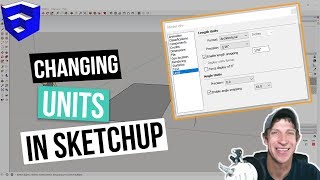 How to Change the Units of Measure in SketchUp Feet to Inches Setting Precision and More [upl. by Warthman]