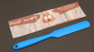 POOP KNIFE Review and Field Test Will it Cut [upl. by Schaffer]