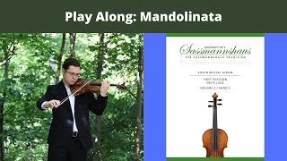 Mandolinata  Violin Accompaniment [upl. by Anifesoj]