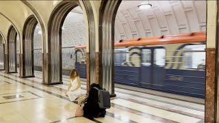 Moscow Metro The Worlds Most Beautiful Underground System [upl. by Akemyt579]