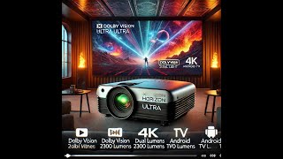 XGIMI HORIZON Ultra 4K Projector Review  Dolby Vision Dual Light 2300 ISO Lumens amp More [upl. by Oirretno]