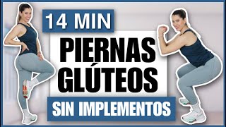 PIERNAS TONIFICADAS Y GLÚTEOS GRANDES  RUTINA DE EJERCICIOS EN CASA SIN PESAS  NatyGlossGym [upl. by Viole]