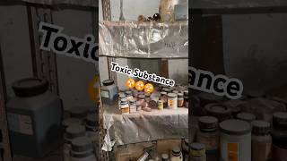 Substanțe Toxice ☢️ Toxic Substance from old Factory ☢️🆘toxic substance radioactive fabrica [upl. by Car611]