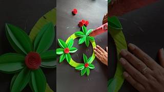 Beautiful Paper Flower Wall Hanging Craft ✨shorts ytshorts viralvideo viralshort wallhanging [upl. by Leumek]