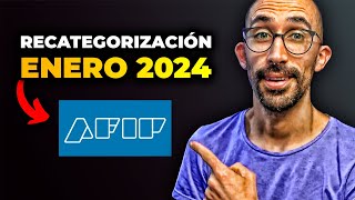 RECATEGORIZACIÓN MONOTRIBUTO paso a paso en AFIP 2024 [upl. by Sherye965]