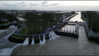 Civiele Bescherming  Westhoek Wateroverlast 14112023 [upl. by Avril]