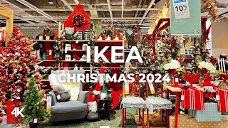 IKEA Christmas Decors 2024 with Prices  Complete Tour  4K  ETV Walking Tour [upl. by Schofield]