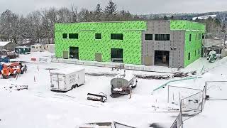 Newberg High School CTE Science Wing Construction Timelapse  2022 2023 [upl. by Perice]