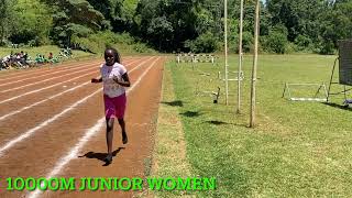 10000M Junior Women Tambach TTC Best [upl. by Ayrb]