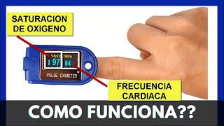 OXIMETRIA DE DEDO 🔴 VALORES NORMALES  ¿Como MEDIR LA OXIGENACION en la SANGRE  2022 [upl. by Weslee]