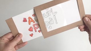 Biglietto di auguri per la Festa del Papà  Tutorial [upl. by Sivehc]