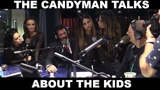 The CANDYMAN talks about his kids on live radio [upl. by Yerocaj]