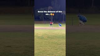 Guess the distance🏏🔥 shorts cricket cricketlover cricketshorts [upl. by Yasdnil]