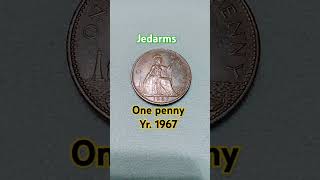 One penny yr1967coin lumangbarya collection penny [upl. by Aticilef]