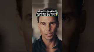 BREAKING Rafa Nadal Announces His Retirement 🚨 [upl. by Htir]