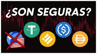 ¿Son SEGURAS las MONEDAS ESTABLES Stablecoins 🧐 ¿Cómo funcionan Tether USDC BUSD y DAI [upl. by Aihsatan]