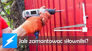 Kalkulator punktów montażowych siłowników do bramy skrzydłowej  Instrukcja obsługi  Elektrobimpl [upl. by Kinghorn]