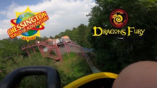 Dragons Fury POV 4k  chessington world of adventures 2021 [upl. by Aronos]