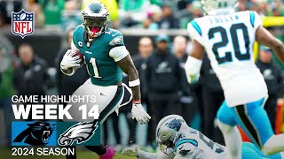 Carolina Panthers vs Philadelphia Eagles  2024 Week 14 Game Highlights [upl. by Moorish]