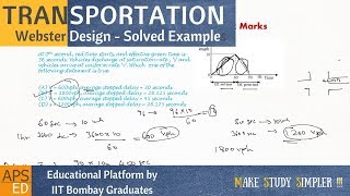 Webster Signal Design Solved Examples  Transportation Engineering [upl. by Ariahay]