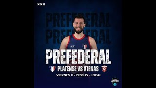 PREFEDERAL ATENAS VS PLATENSE  20241011 [upl. by Anhavas]