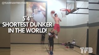 54quot Shortest Dunker on the PLANET [upl. by Winfrid567]