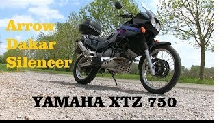 Yamaha XTZ 750 amp Arrow Dakar Exhaust 👉 Présentation  démarrage [upl. by Llerehs180]