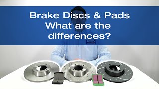 Brake Discs amp Pads What are the differences and benefits of each type [upl. by Quince]