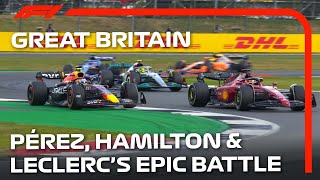 Perez Hamilton And Leclercs Epic Battle  2022 Formula 1 Season [upl. by Ralina]