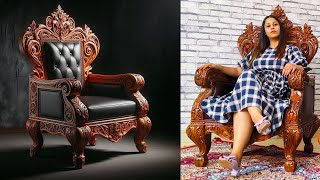 Solid Teakwood Masterpiece Chairs with Intricate HandCarving  Factory Price Deals chairs aarsun [upl. by Auburta]