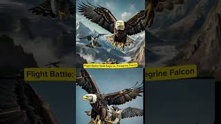 Flight Battle Bald Eagle vs Peregrine Falcon [upl. by Kahler]