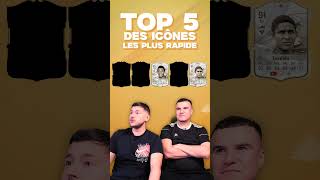 TOP 5 des icones les plus rapide sur FC 24 part1 [upl. by Sukramaj]