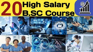 20 High Salary Bsc Courses  Job for PCB and PCM Student [upl. by Ecirehc]