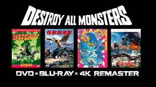 DESTROY ALL MONSTERS 1968 DVD x BLURAY x 4K REMASTER [upl. by Etterraj]